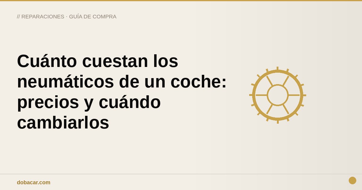 Primer plano de un neumático de coche nuevo