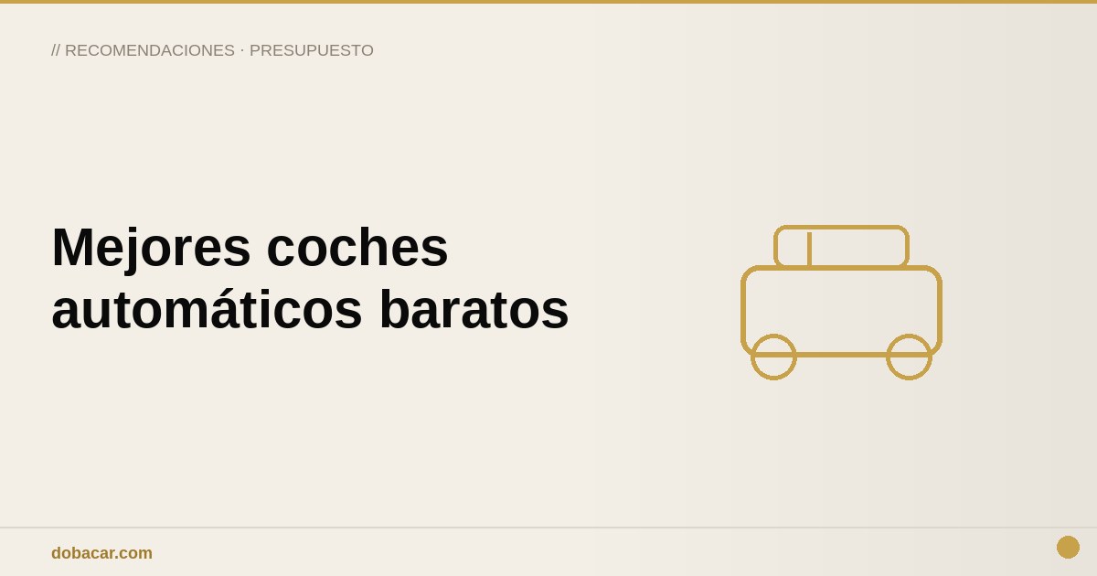 Salpicadero de un coche automático con la palanca de cambios en posición D