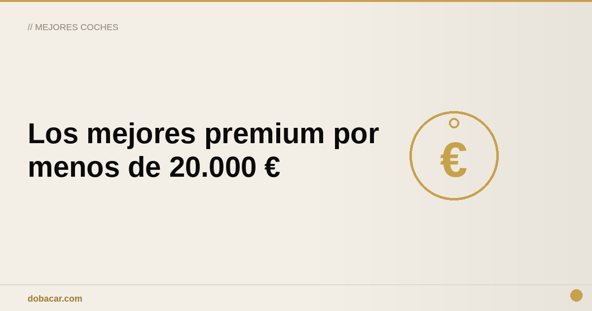 Fila de berlinas premium aparcadas en un concesionario de ocasión