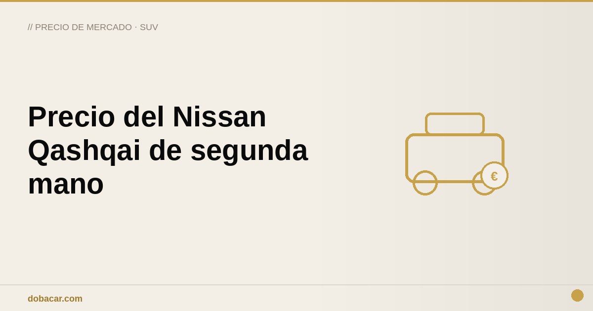 Nissan Qashqai aparcado en la calle