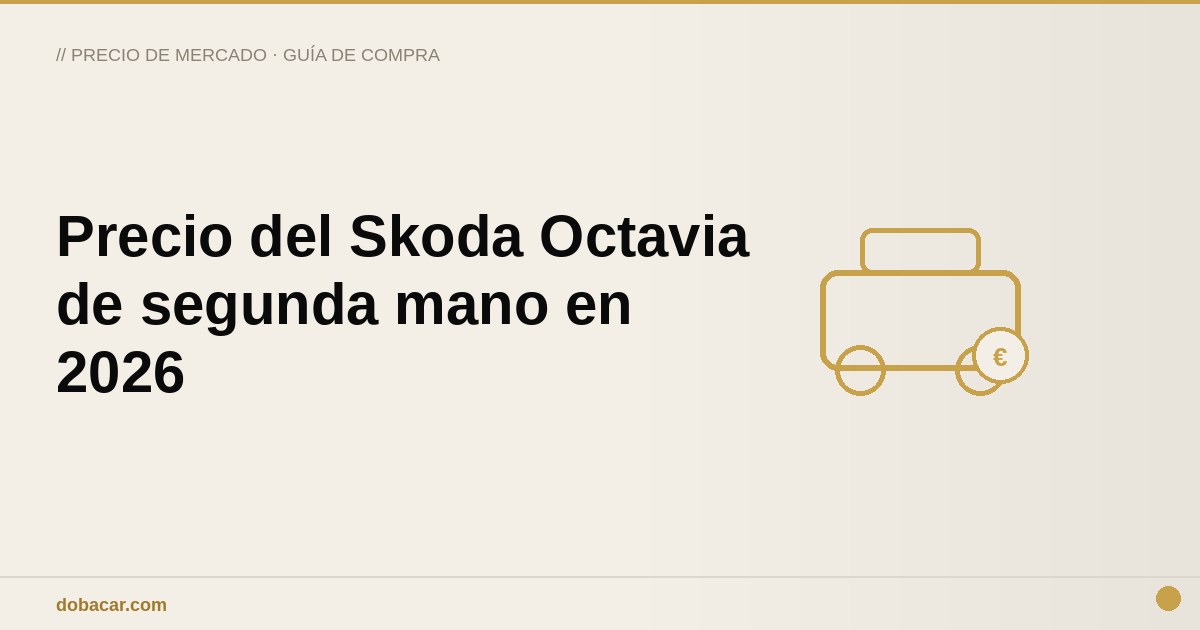 Coche compacto familiar Skoda visto desde tres cuartos delanteros