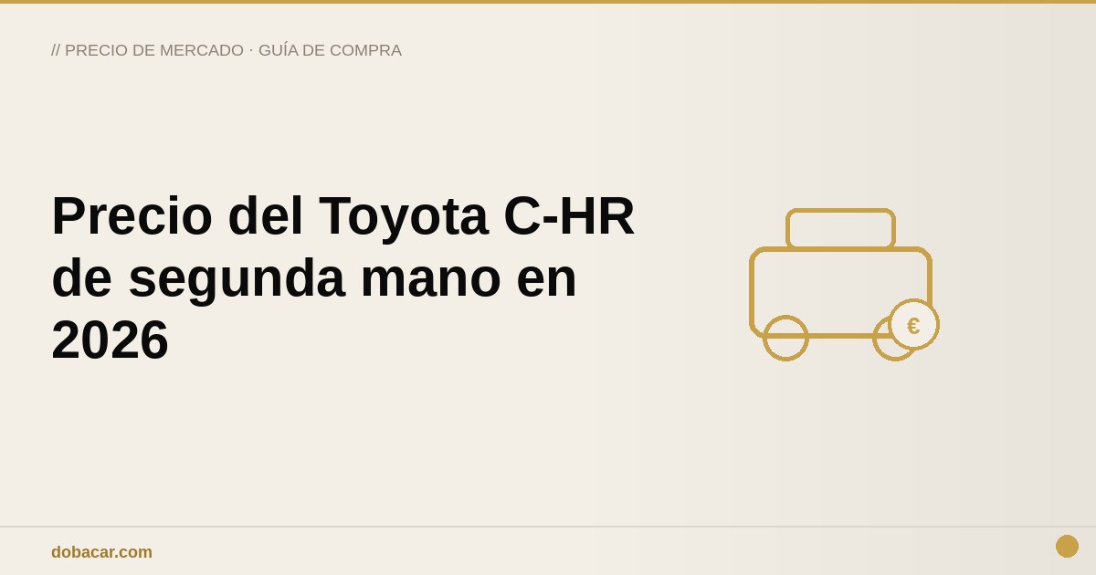 SUV compacto Toyota visto desde tres cuartos delanteros